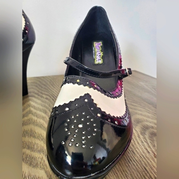 FUNTASMA size 9 black and white  Mary jane. - Picture 5 of 7
